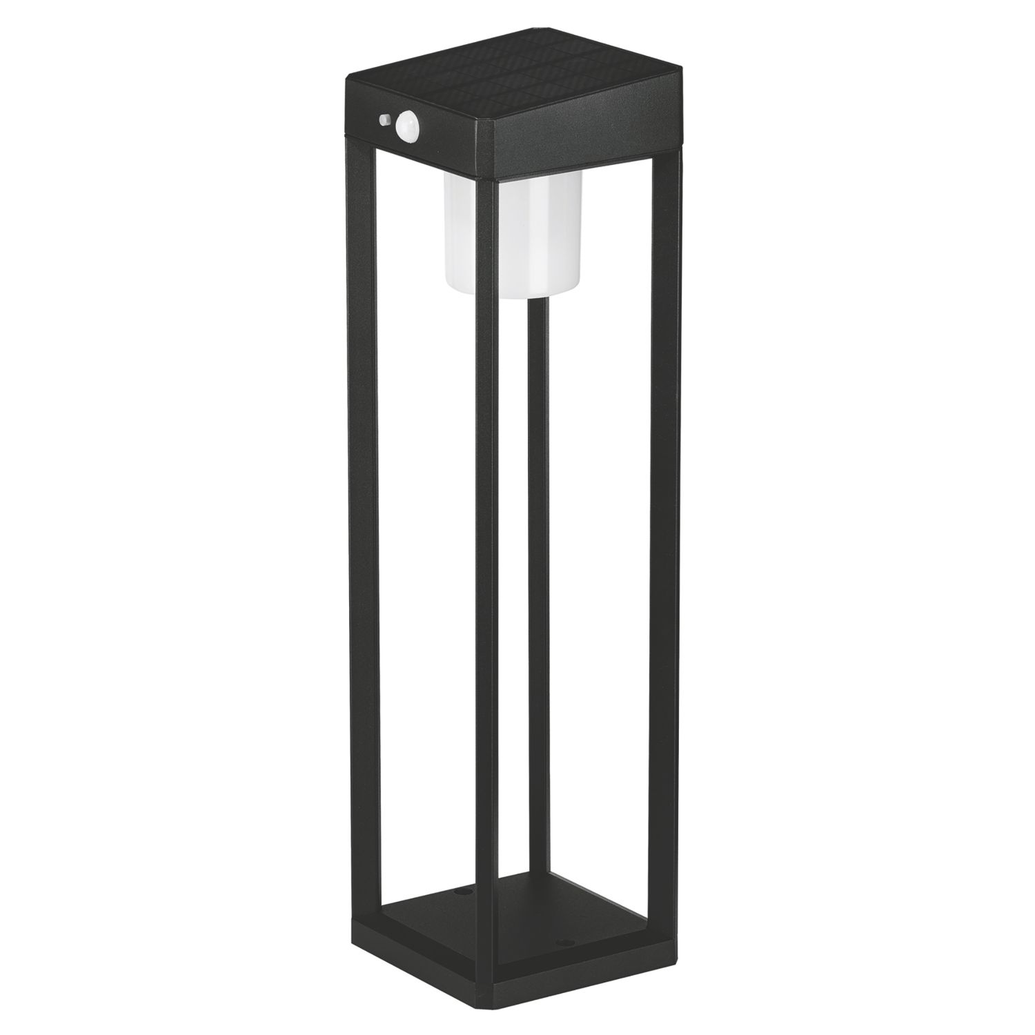 4lite Antheia Rechargeable LED Solar-Powered Lantern With PIR Sensor Anthracite 300lm (268CJ)