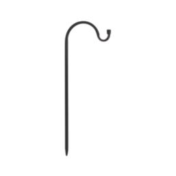 Shepherd Hooks Black 6 Pack