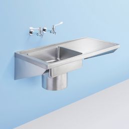 Armitage Shanks Markwik DC Chrome  132mm Lever 2 Tap Holes Basin Mixer Tap