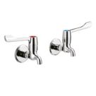 Armitage Shanks Markwik DC Chrome  132mm Lever 2 Tap Holes Basin Mixer Tap