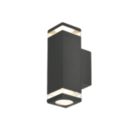 4lite Marinus Square Outdoor Up & Down Wall Light Anthracite