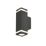 4lite Marinus Square Outdoor Up & Down Wall Light Anthracite