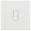 British General 900 Series 20A 16AX 1-Gang 2-Way Light Switch  White  5 Pack