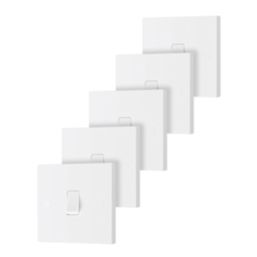British General 900 Series 20A 16AX 1-Gang 2-Way Light Switches  White  5 Pack