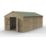 Forest Beckwood 10' x 19' 6" (Nominal) Apex Shiplap Timber Shed