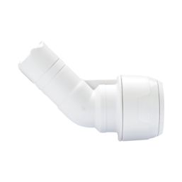Hep2O  Plastic Push-Fit Equal 45° Keyless Stem Elbow 22mm