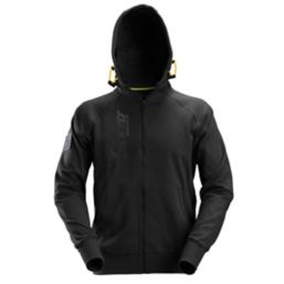 Snickers Logo  Full Zip Hoodie Black X Small 33" Chest
