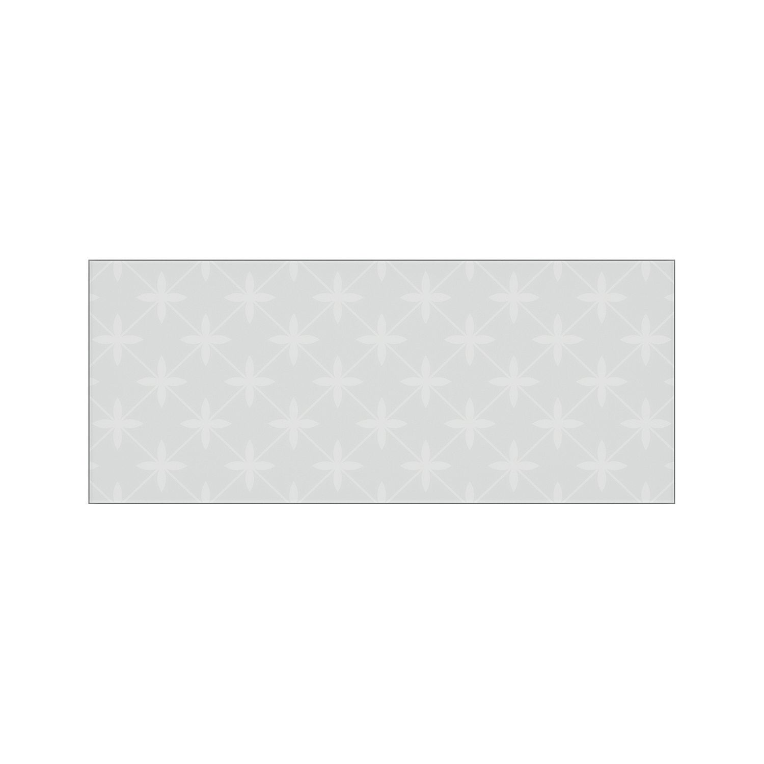 Laura Ashley Wicker Self-Adhesive Bathroom Splashback Gloss Pearl White 250mm x 600mm x 4mm (268YR)