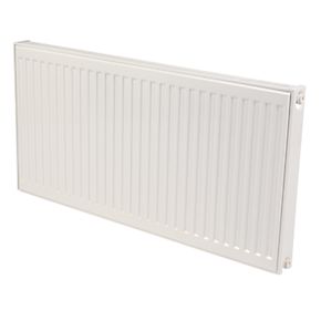kudox premium type 11 single panel single convector radiator 600 x 1100mm white 3559btu single panel screwfix com