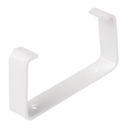 Manrose Rectangular Flat Channel Clips White 100mm 2 Pack