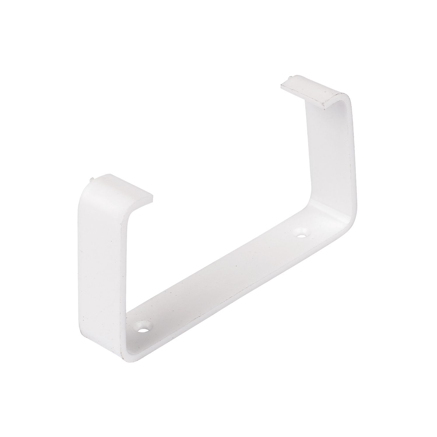 Manrose Rectangular Flat Channel Clips White 100mm 2 Pack (26976)