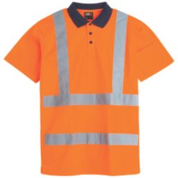 Pro RTX High Visibilty  Polo Shirt Orange 2X Large 52" Chest