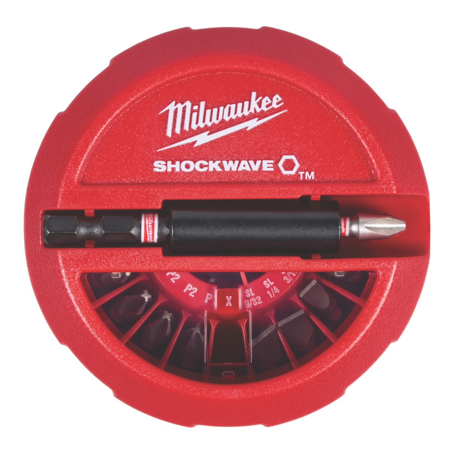 Milwaukee Shockwave 1/4" Hex Shank Mixed Impact Bits 15 Piece Set (269AM)