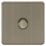 Knightsbridge Screwless 1-Gang 2-Way LED Dimmer Switch  Antique Brass