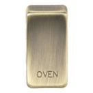 Knightsbridge 'OVEN' Switch Cover Antique Brass