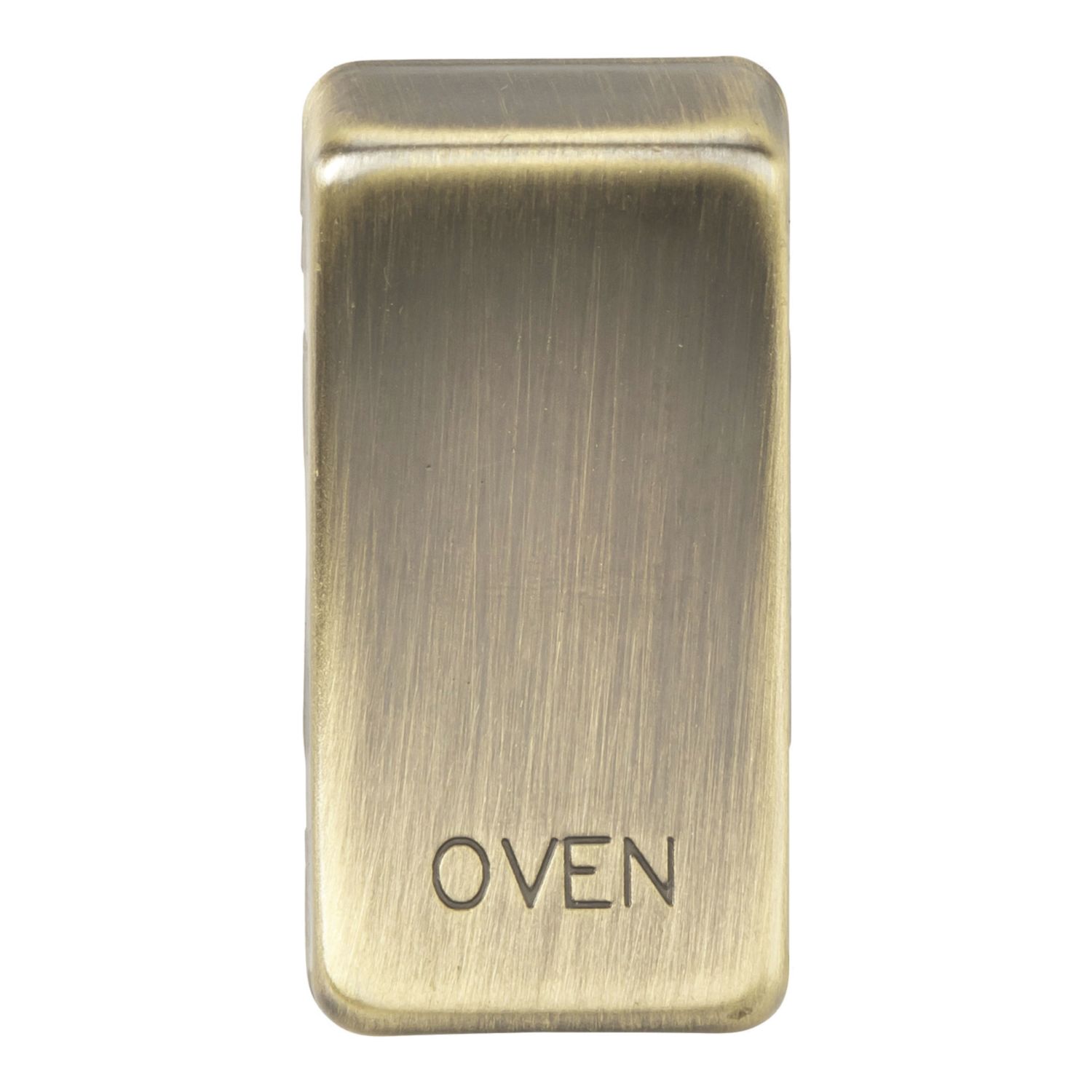 Knightsbridge 'OVEN' Switch Cover Antique Brass (269CT)