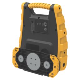 Briticent  Rechargeable LED Work Light with Power Bank Black & Yellow 3000lm