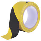 Diall Marking Tape Black / Yellow 33m x 50mm
