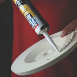 Soudal Fix All Turbo Solvent-Free Hybrid Polymer Adhesive White 290ml