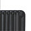 Arroll Princess 549/10-9005 2-Column Cast Iron Radiator  549mm x 794mm Black 2900BTU