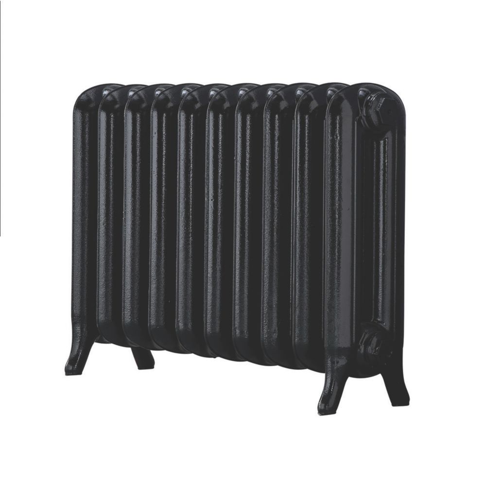 Arroll 549mm x 794mm 2900BTU Black Cast Iron 2 Column Radiator - Screwfix