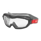 Milwaukee Non-Vented High-Profile Clear Safety Goggles