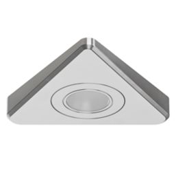 Sensio Treos Triangular LED Cabinet Downlights Brushed Steel 6W 180lm 3 Pack