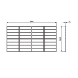 Forest  19' 6" x 10' Timber Shed Base