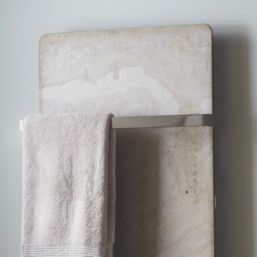 Towelrads Vetro 500mm x 35mm Polished Stainless Steel Radiator Towel Hanger