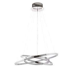 Quay Design Kitalpha LED Pendant Light Chrome 41W 2450lm