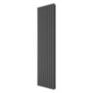 Azur Eclipse Duplex 1800mm x 480mm 4672BTU Anthracite Vertical Designer Radiator