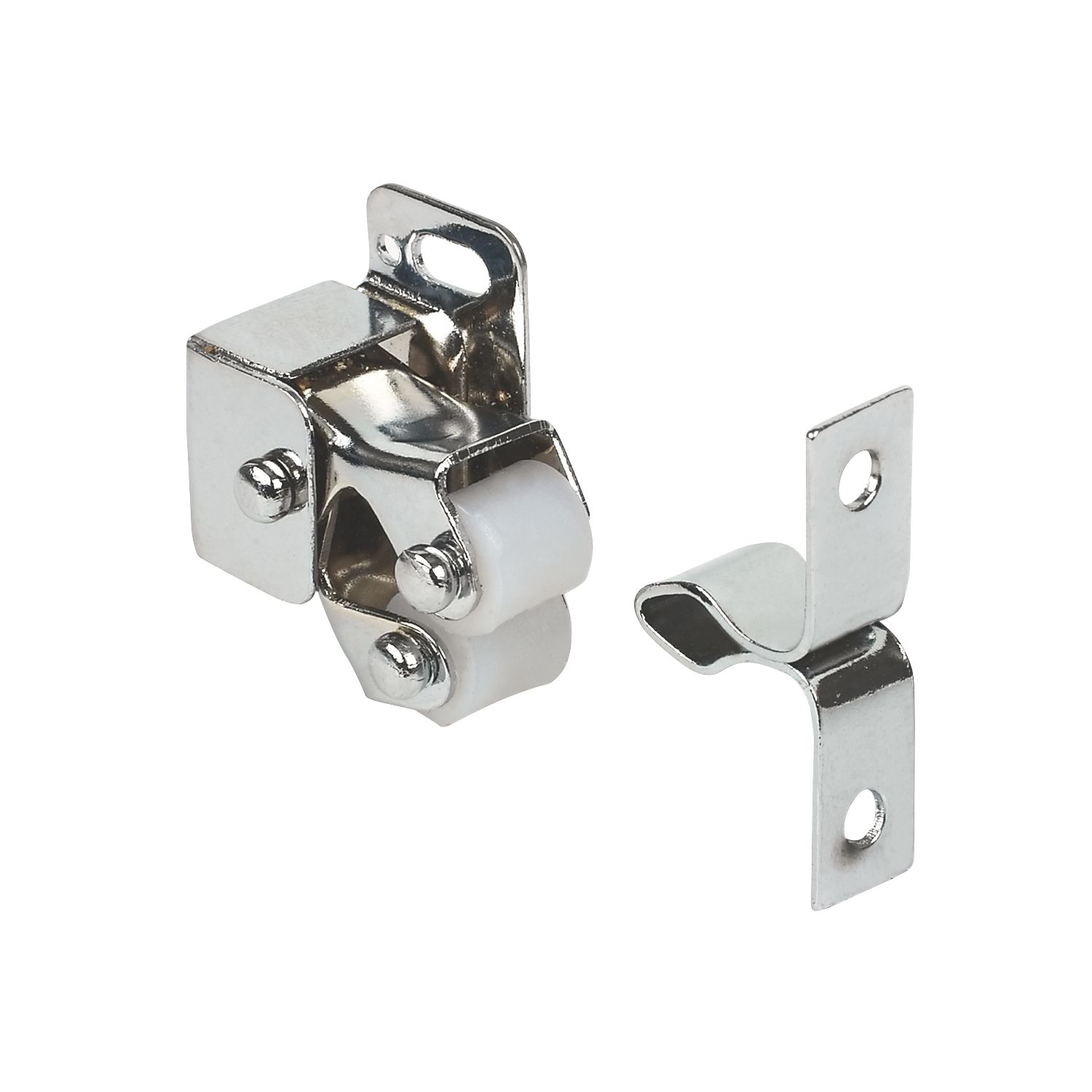 Essentials Roller Cabinet Catches Zinc-Plated 32mm x 25mm 10 Pack (27007)