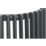 Ximax Aurora Edge 1800mm x 340mm 2901BTU Anthracite Vertical Designer Radiator