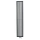 Ximax Aurora Edge 1800mm x 340mm 2901BTU Anthracite Vertical Designer Radiator