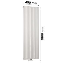 Ximax Aurora 1800mm x 450mm 3710BTU White Vertical Designer Radiator