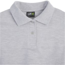 Pro RTX  Womens Polo Shirt Heather Grey Size 14