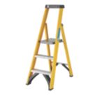 Zarges Fibreglass 1.37m 3 Step Platform Step Ladder