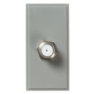 Knightsbridge  Modular F-Type Satellite Socket Grey