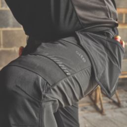 Site Varnik Stretch Work Trousers Black 34" W 34" L