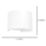 Eglo Calpino 3 Outdoor LED Wall Light White 2.8W 840lm