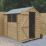 Forest  5' x 7' (Nominal) Apex Overlap Timber Shed with Base
