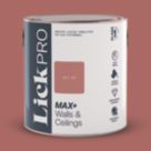LickPro Max+ 2.5Ltr Red 04 Matt Emulsion  Paint