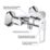 Grohe Start Loop Exposed Single Outlet Manual Chrome Wall-Mounted Shower Mixer Valve