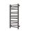 Reina 1200mm x 500mm 563BTU Black Flat Electric Towel Radiator