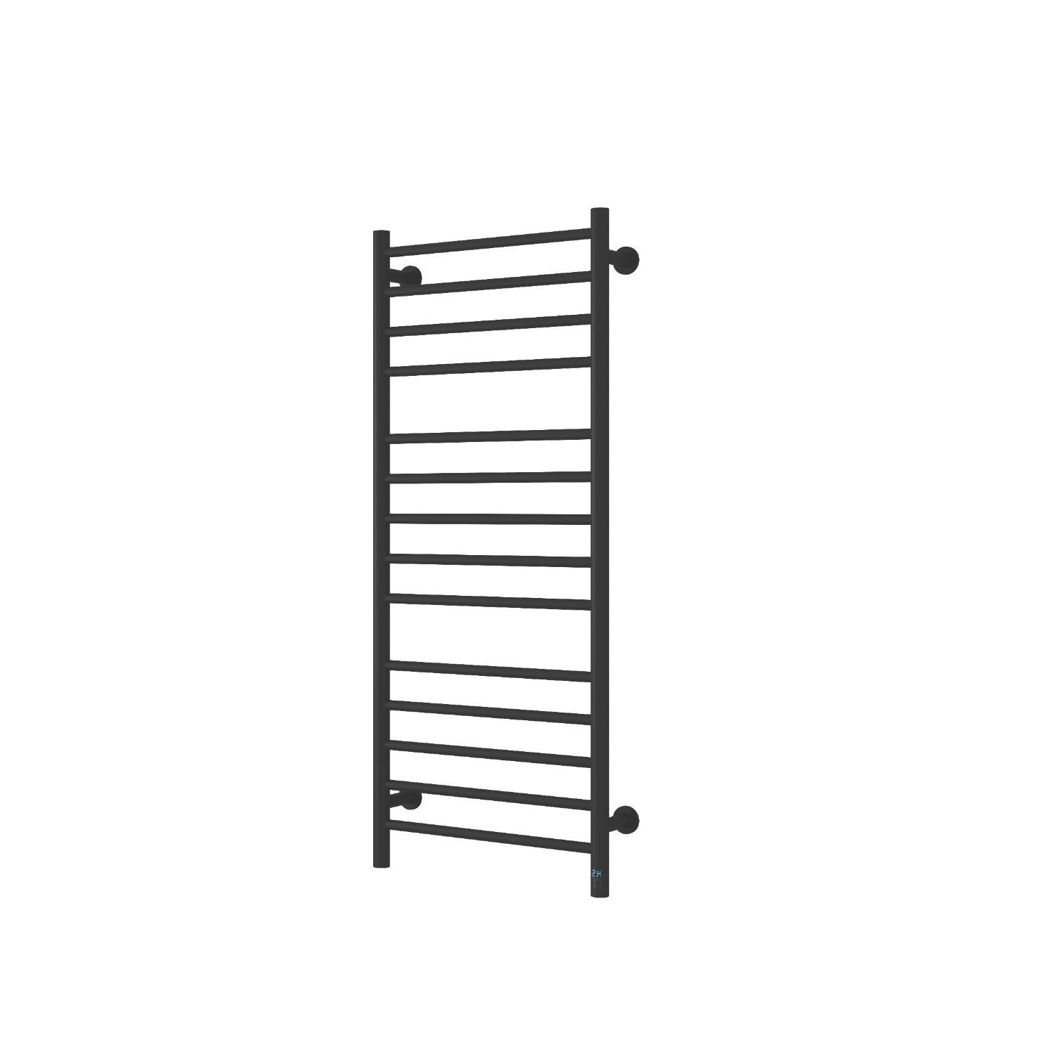 Reina 1200mm x 500mm 563BTU Black Flat Electric Towel Radiator (270LG)