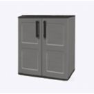 Shire  2' x 1' (Nominal) Flat Plastic Tool Store Grey