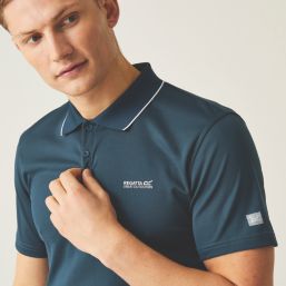 Regatta Maverik V  Polo Shirt MoonLt Denim 2X Large 48" Chest