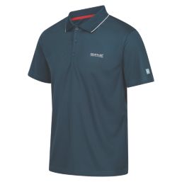 Regatta Maverik V  Polo Shirt MoonLt Denim 2X Large 48" Chest