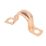 Essentials  15mm Pipe Clips Copper 10 Pack