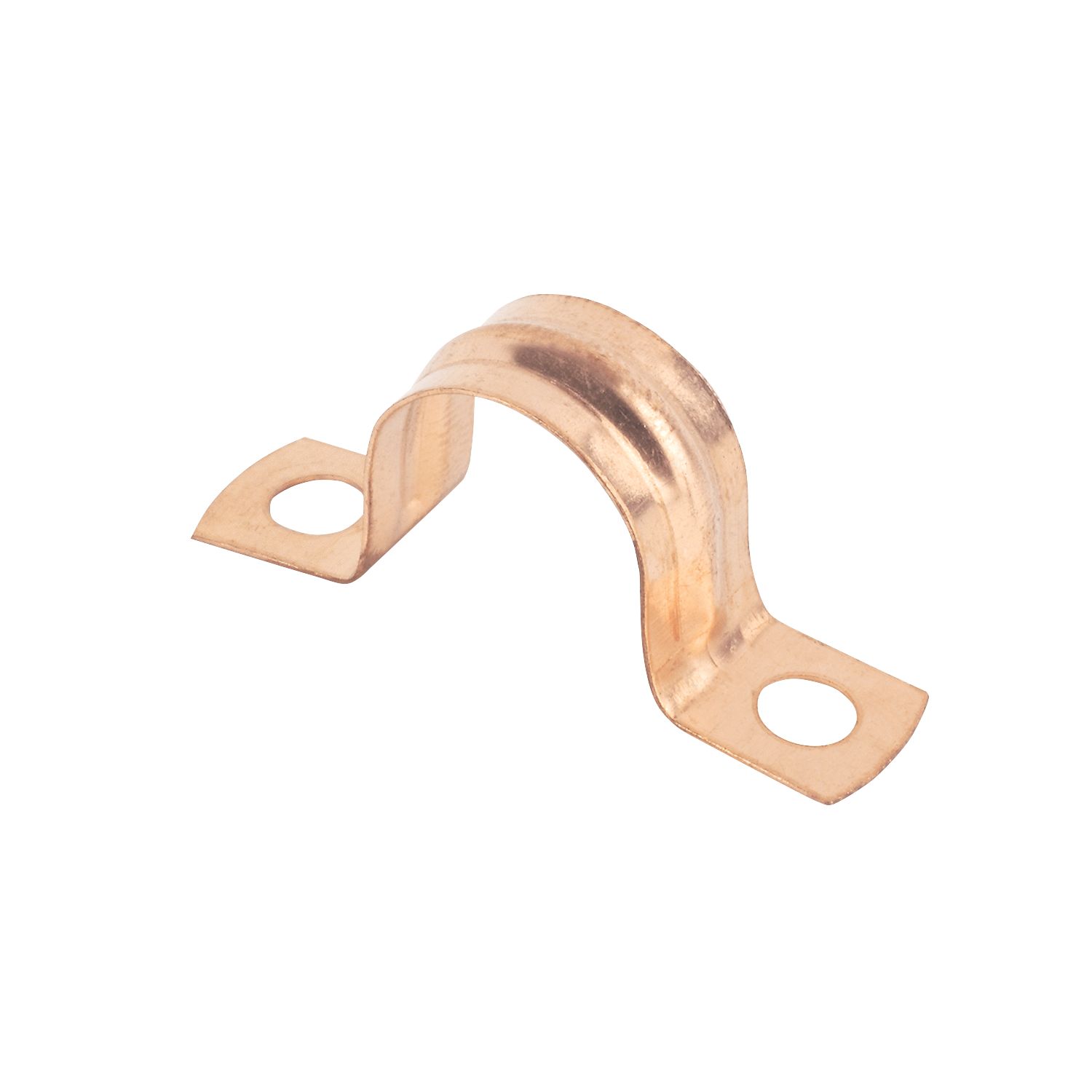 Essentials 15mm Pipe Clips Copper 10 Pack (2716J)
